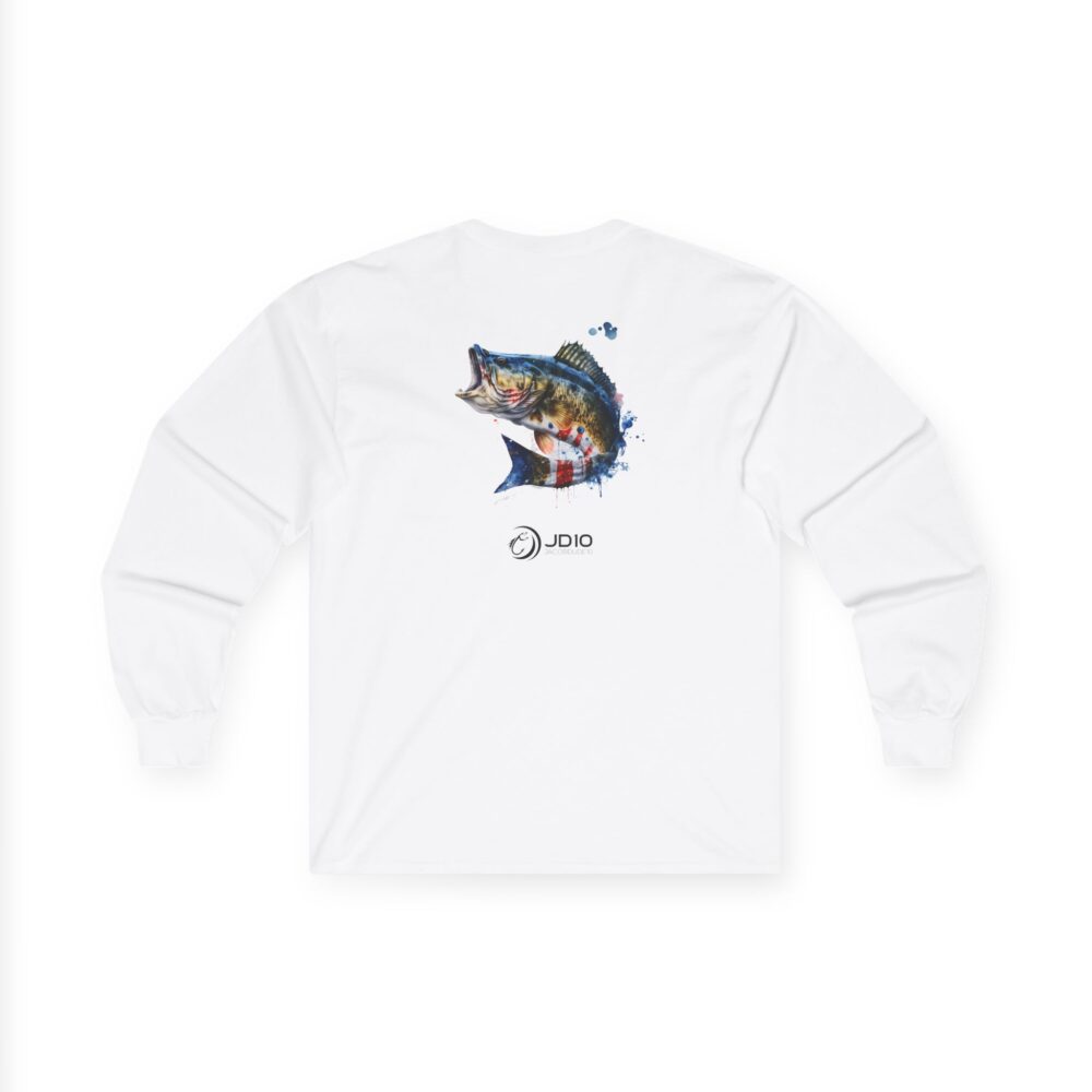 USA Fish Long Sleeve Medium Weight T-Shirts
